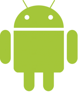 The official logo of Android